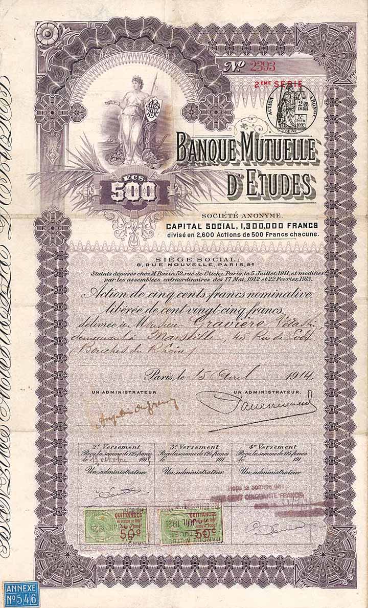 Banque Mutuelle d’Etudes S.A.