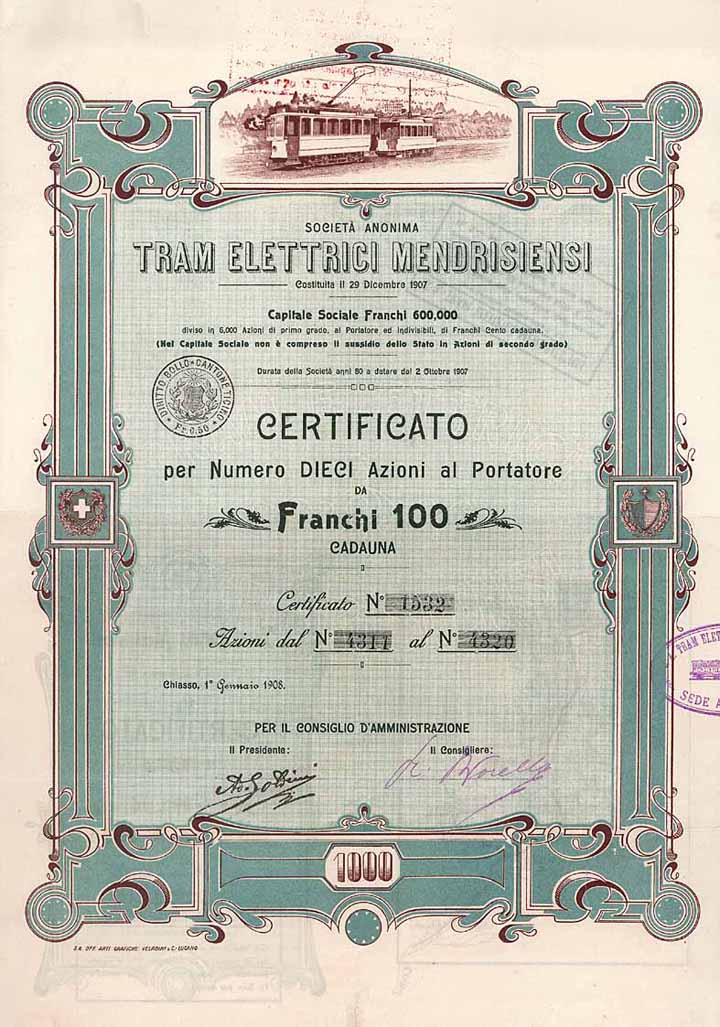 S.A. Tram Elettrici Mendrisiensi