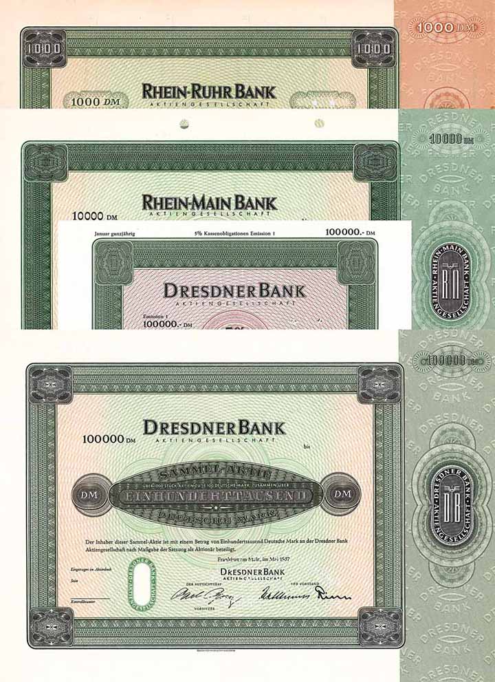 Dresdner Bank AG (Sammlung im Album)