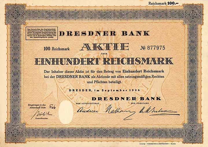 Dresdner Bank