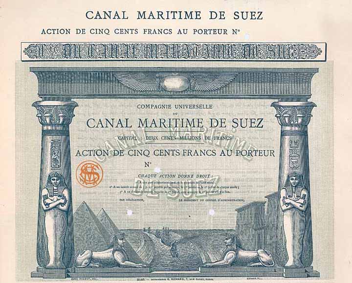 Cie. Universelle du Canal Maritime de Suez