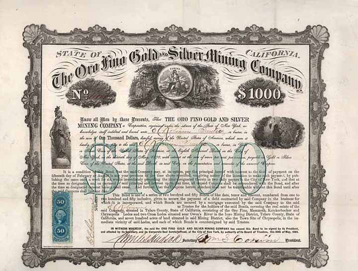 Oro Fino Gold and Silver Mining Co.