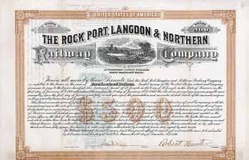 Rock Port, Langdon & Northern Railway