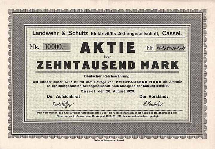 Landwehr & Schultz Elektrizitäts-AG