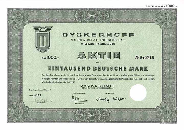 Dyckerhoff Zementwerke AG