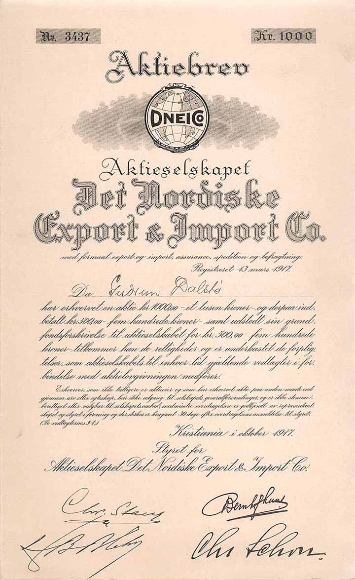 A/S Det Nordiske Export & Import Co.