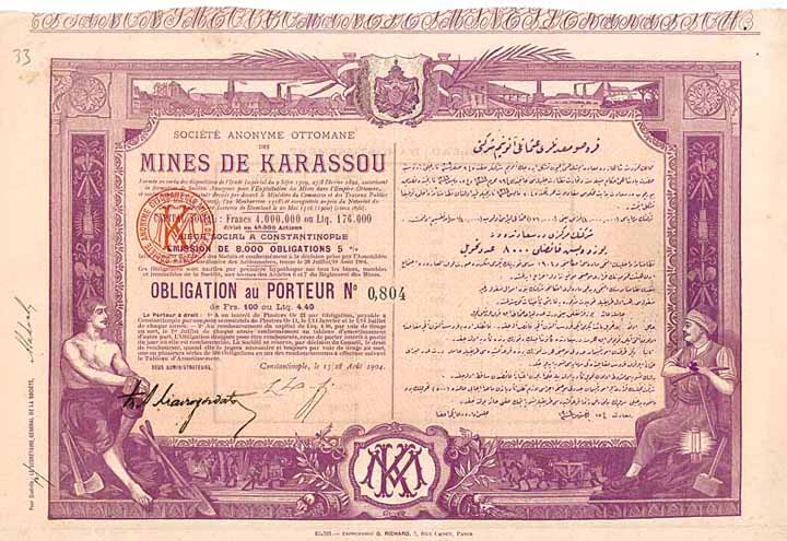 S. A. Ottomane des Mines de Karassou