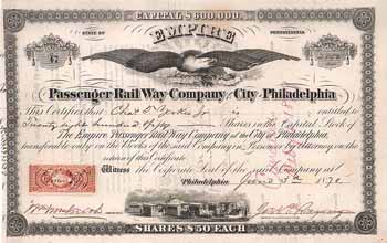 Empire Passenger Rail Way Co. of the City of Philadelphia