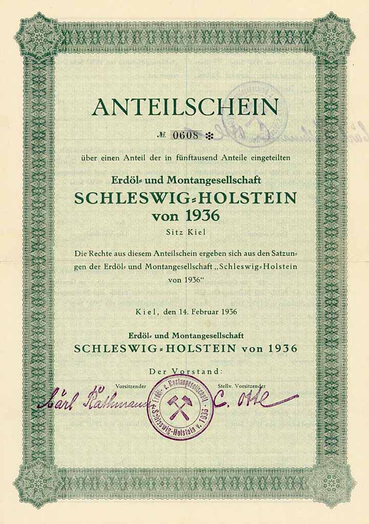 Erdöl- und Montangesellschaft Schleswig-Holstein von 1936