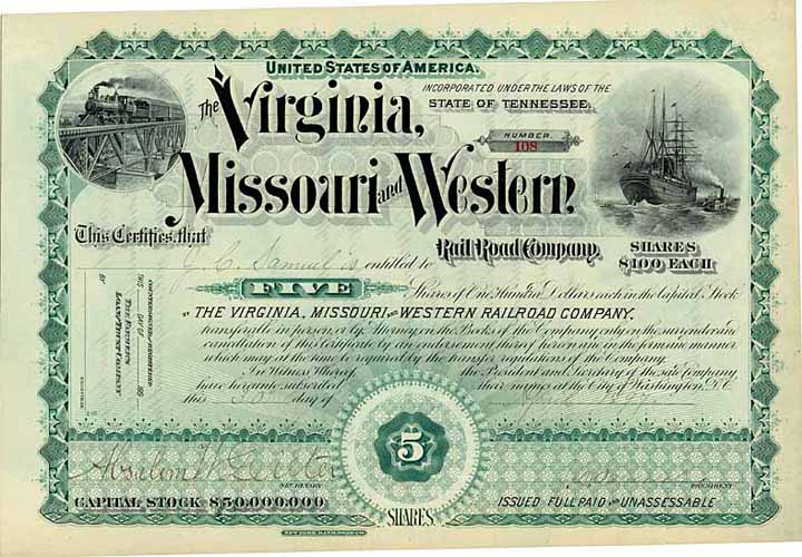 Virginia, Missouri & Western Railroad