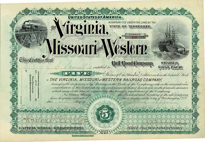 Virginia, Missouri & Western Railroad