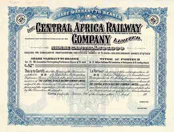 Central Africa Railway Co.