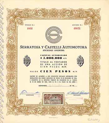 Serratosa y Castells Automotora S.A.