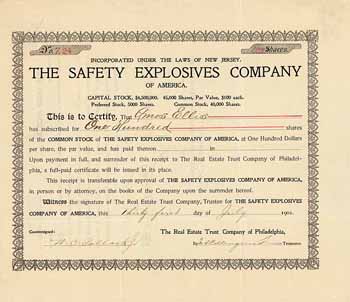 Safety Explosives Co. of America