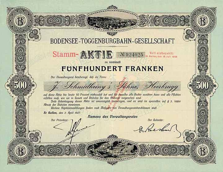 Bodensee-Toggenburgbahn-Gesellschaft