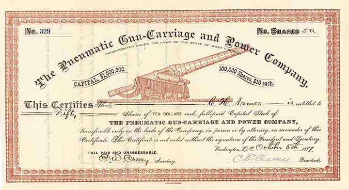 Pneumatic Gun-Carriage and Power Co.