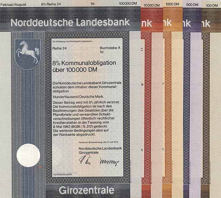 Norddeutsche Landesbank (5 Stücke)