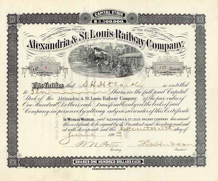 Alexandria & St. Louis Railway