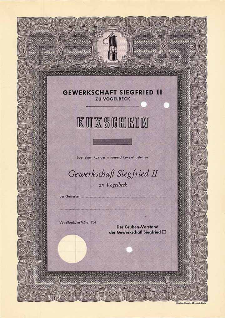 Gewerkschaft Siegfried II.