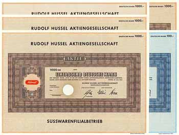 Rudolf Hussel AG Süsswarenfilialbetrieb (5 Stücke)