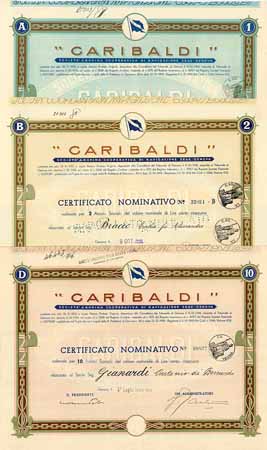 Garibaldi S.A. Cooperativa di Navigazione (3 Stücke)