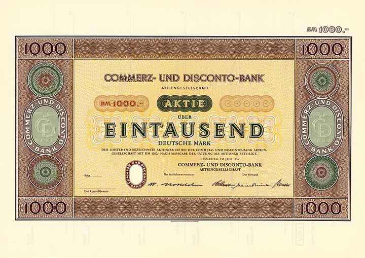 Commerz- und Disconto-Bank AG