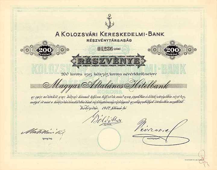 Kolozsvári Kereskedelmi-Bank