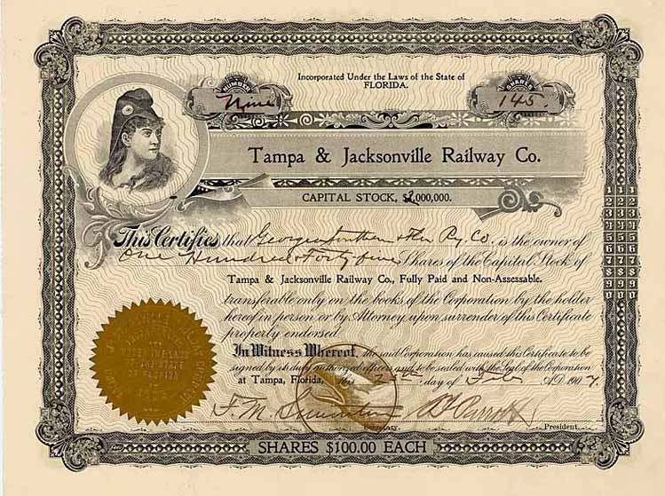 Tampa & Jacksonville Railway