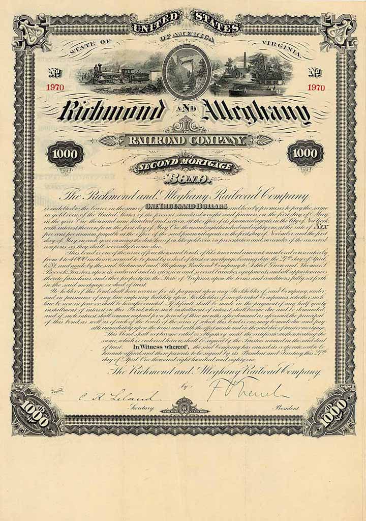 Richmond & Alleghany Railroad