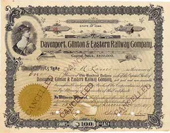 Davenport, Clinton & Eastern Railway
