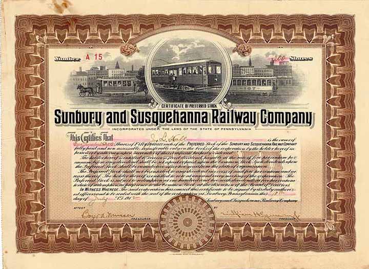 Sunbury & Susquehanna Railway