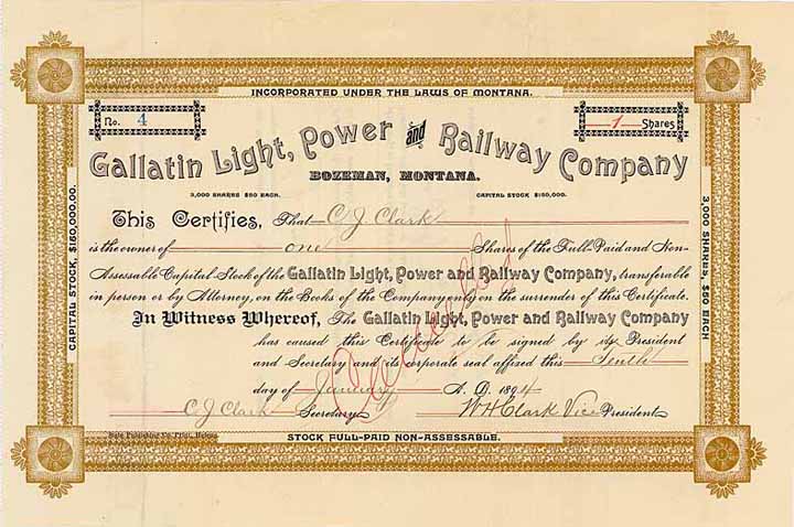 Gallatin Light, Power & Railway Co.