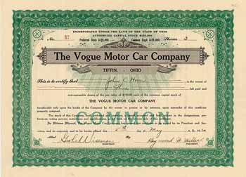 Vogue Motor Car Co.