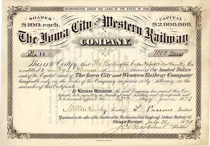 Iowa City & Western Railway