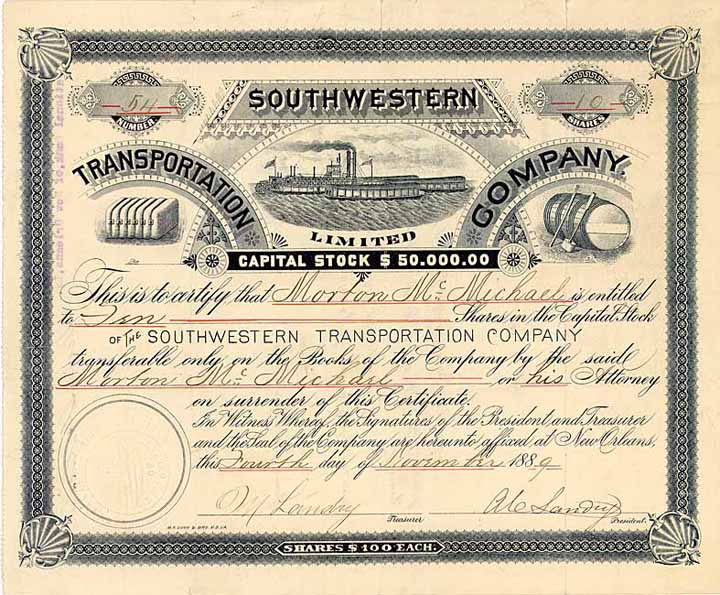 Southwestern Transportation Company Ltd.