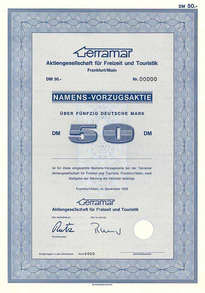 Terramar AG für Freizeit und Touristik