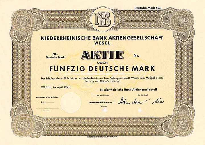 Niederrheinische Bank AG