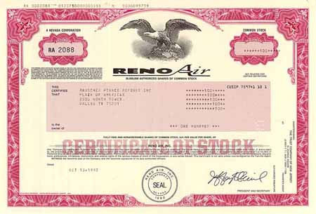 Reno Air, Inc.