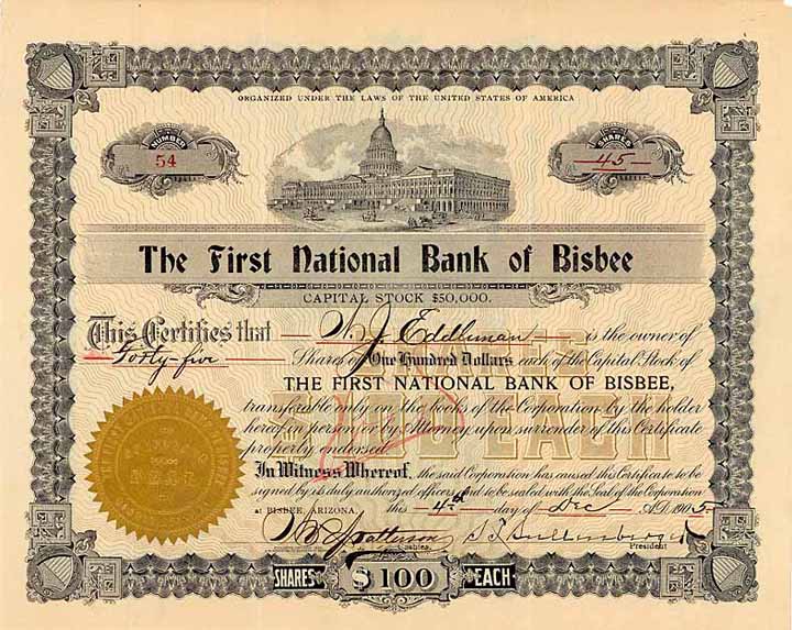 First National Bank of Bisbee