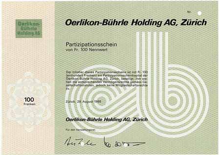 Oerlikon-Bührle Holding AG