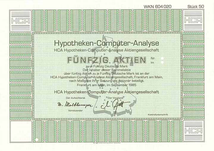HCA Hypotheken-Computer-Analyse AG