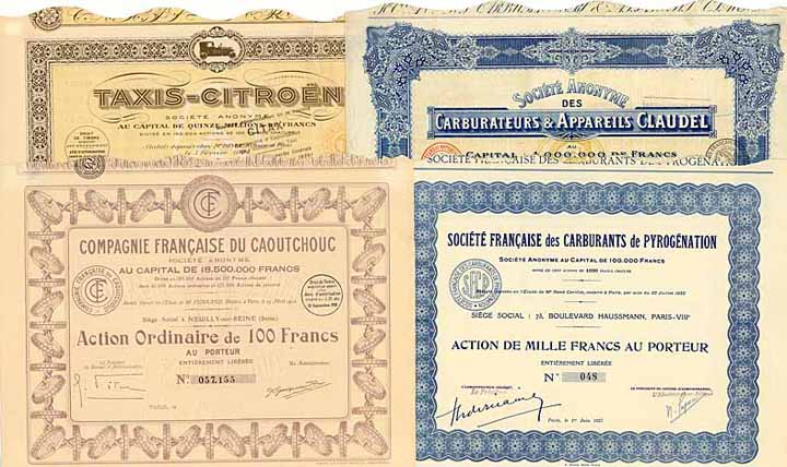 Konvolut - Automobile Frankreich (15 Stücke)