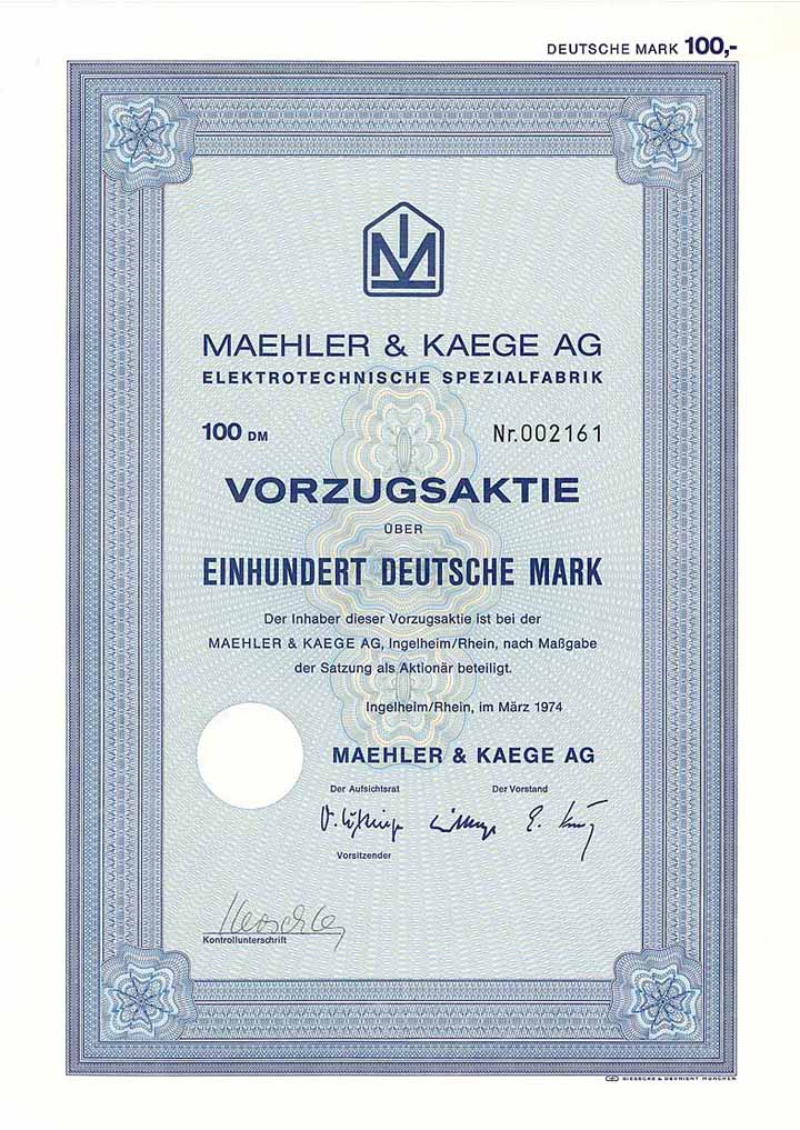 Maehler & Kaege AG