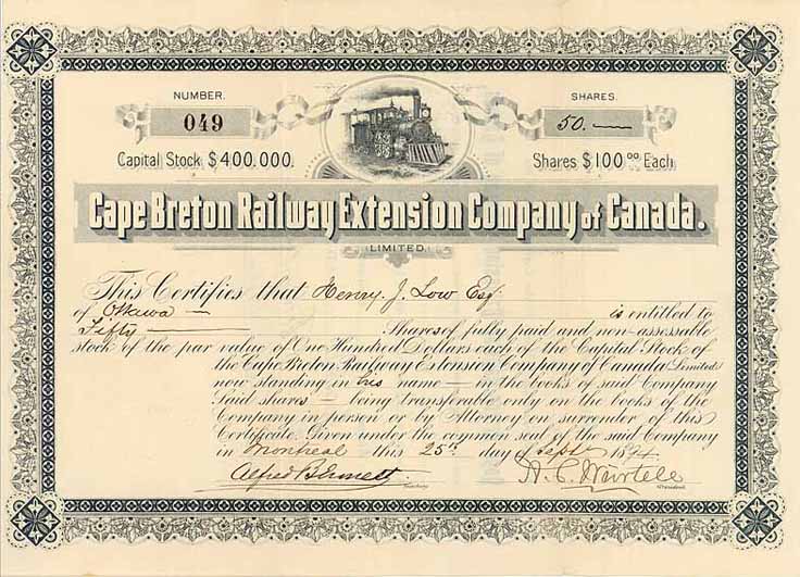 Cape Breton Railway Extension Co. of Canada (Ltd.)