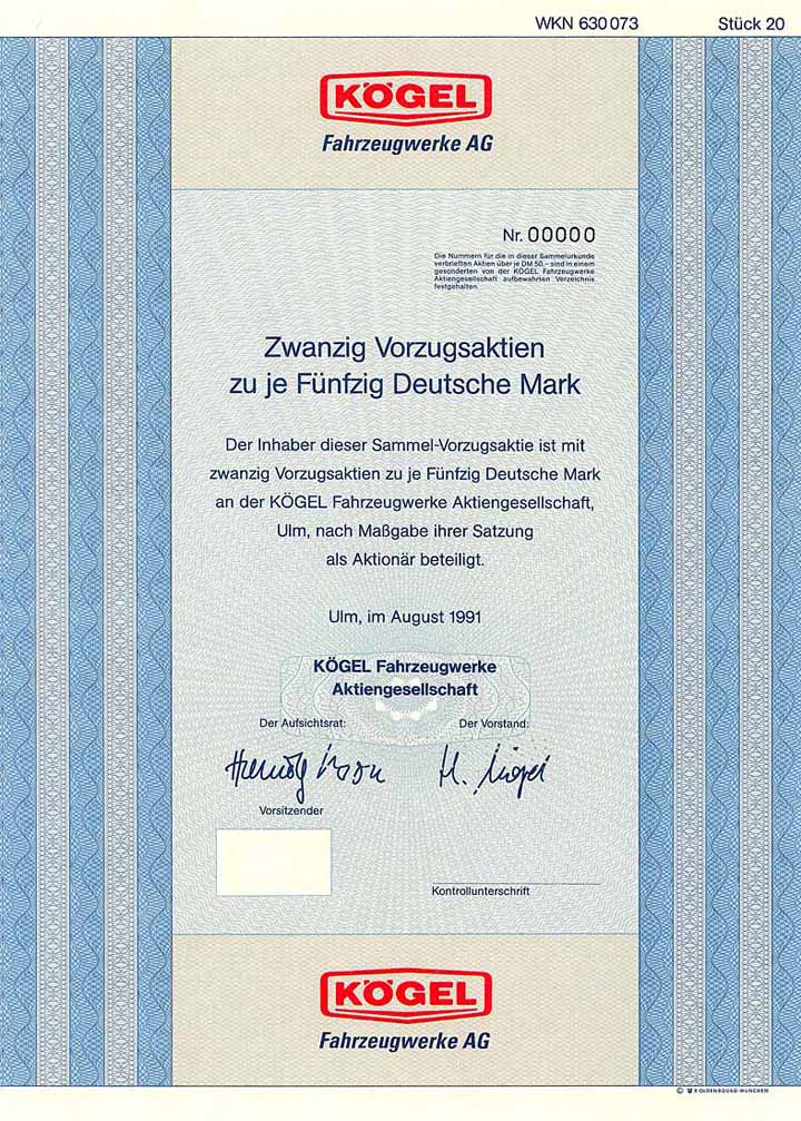 Kögel Fahrzeugwerke AG