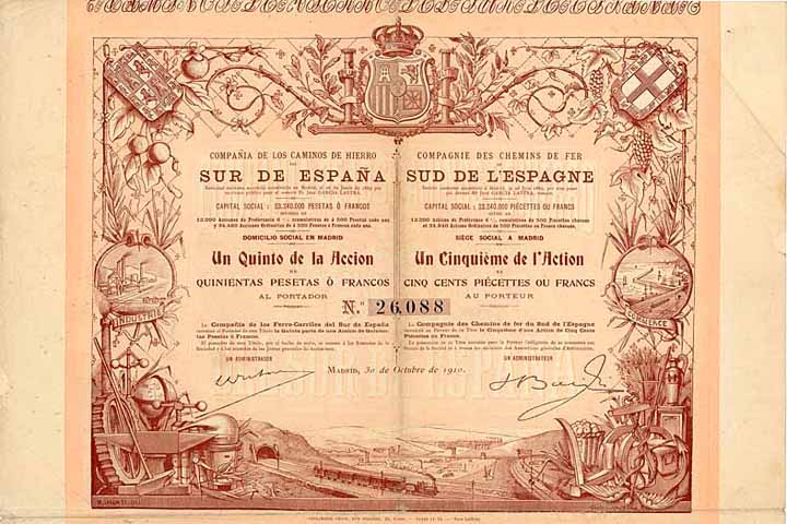 Cia. de los Caminos de Hierro del Sur de España S.A.