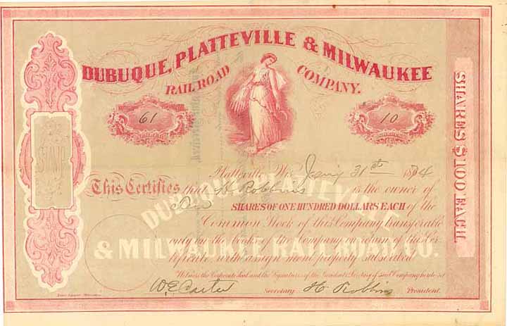 Dubuque, Platteville & Milwaukee Railroad