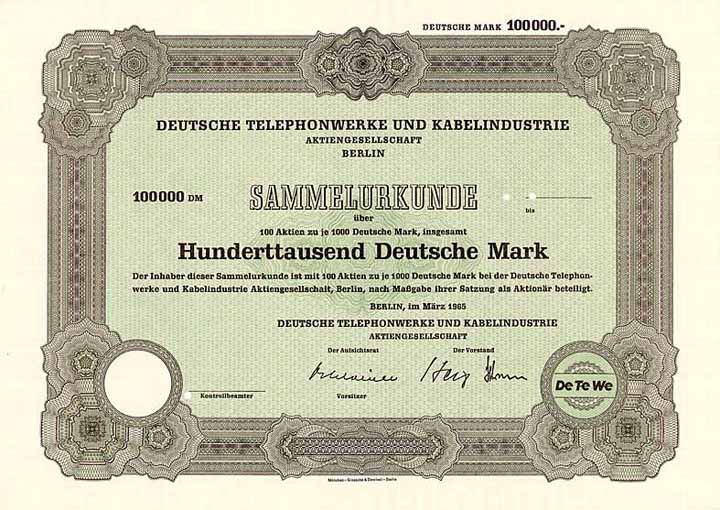 Deutsche Telephonwerke und Kabelindustrie AG