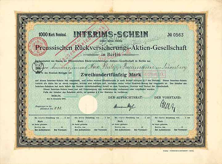 Preussische Rückversicherungs-AG