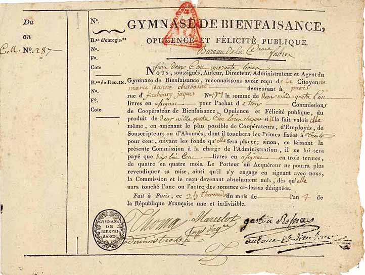 Gymnase de Bienfaisance